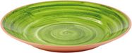 APS Melamine serveerschaal "la vida", Ø40,5 cm, groen, set van 2 stuks