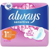 Always Sensitive Maandverband Super Plus met vleugels 10 stuks