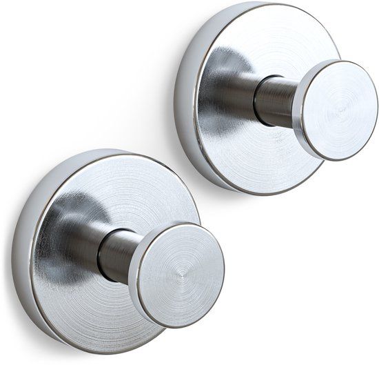 Sanova Handdoekhaakjes - Set van 2 - Zilver