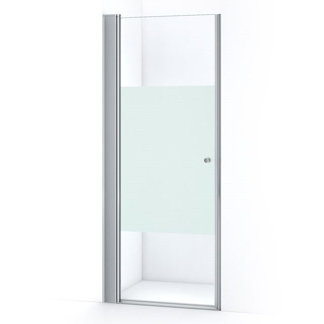 Maxaro Douchedeur Matte Strook 85cm Draaideur Zircon Comfort