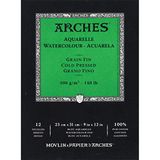 Block Arches Aquarelle - Blok voor Aquarel - 23x31cm - Drobnoziarnisty - 12 Ark