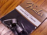 Fender Telecaster/Precision Bass Boutons Dôme Chrome