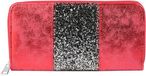 Cham Cham Damesportemonnee Afiya dwars kunstleer rood