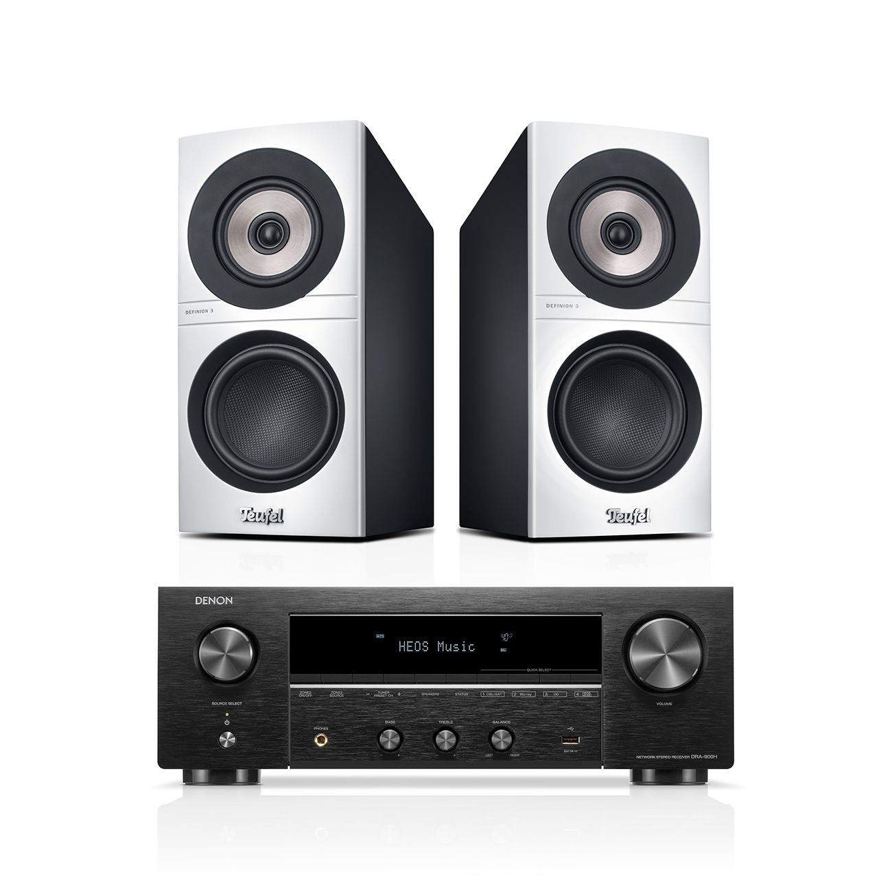 Teufel DEFINION 3S + DENON DRA-900H