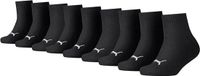 Puma - Kids Sokken in kwartlengte - 9 Pack - Maat 31-34