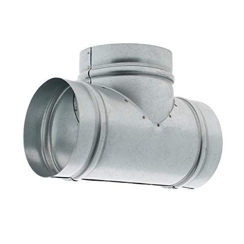 Vents T-stuk voor afvoerventilator/flexibele buis (125 mm)