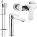 Mexen Royo DQ45 doucheset, chroom - 72214DQ45-00