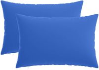 vidaXL - Kussensloop - 2 stuks - HEERLEN - Koninklijk Blauw - 50 x 75 cm - Polyester