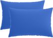 vidaXL - Kussensloop - 2 stuks - HEERLEN - Koninklijk Blauw - 50 x 75 cm - Polyester