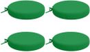 vidaXL - Zitkussens - SOEST - 4 stuks - 100% Polyester - Groen - Ø 40 x 7 cm