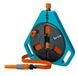 Gardena Classic roll-fix Slanghouder - Platte slang 15 m - Schwarz/Blau/Orange