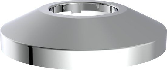 KIRCHHOFF sifonrozet, chroom, voor 1 1/4" 32 mm x 80 mm x 15 mm