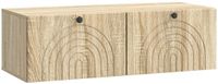 vidaXL Wandmontage TV-kast Sonoma Eiken 98 x 41 x 30 cm Bewerkt hout