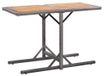 Poly rotin et bois d'acacia ensemble de jardin