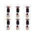 Gear4music Quick Release Microphone Adapter, 6 Pack