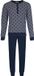 Pastunette Blue Draft Pyjama Katoen Blauw Maat XL