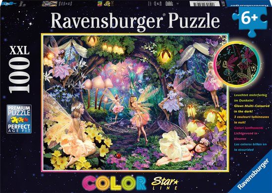 Ravensburger Elfenbos Puzzel - 100 stukjes - 6+ jaar
