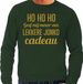 Bellatio Decorations Foute kersttrui/sweater voor heren - Hohoho jonko cadeau - groen - glitter goud M