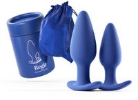 Biird Set van 2 plugs Regii Blauw