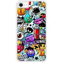 Apple iPhone SE Graffiti 2 Verstevigd hoesje met sublimatie bedrukking