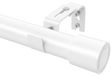 Tringle à rideaux réglable, blanc, 25 mm - Extensible de 84 à 290 cm