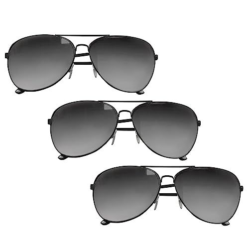 Boland - Party Glasses Set - 3 Pieces - Adult Aviator Sunglasses - Costume Accessory