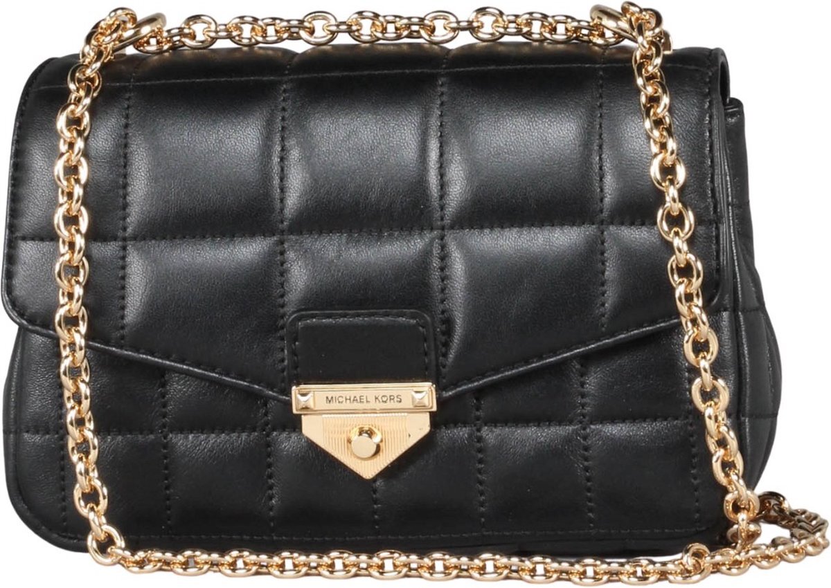 Michael Kors SM Chain Shoulderbag Dames Schoudertas - Zwart