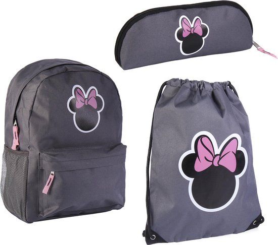 Minnie Mouse Rugzak, Gymtas en Etui