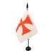 AZ FLAG Tafelvlag Orde van de Tempeliers 21x14 cm