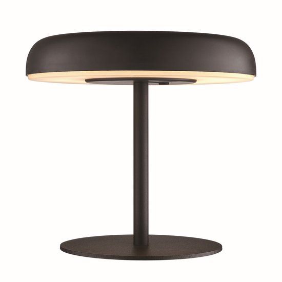 Nordlux Elmer Solar Tafellamp LED - Zwart - 13 cm - Met Dimfunctie - IP44