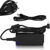 Bamof Laptop voeding 19V 2.1A 40W, oplader voor ASUS, AC 100-240V 50/60Hz, stekkervoeding, netadapter, 202 cm kabellengte (2,3-0,7 mm jackstekker), compatibel met ASUS EEE pc-modellen