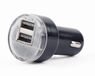 Gembird EG-U2C2A-CAR-02 Chargeur de voiture universel noir