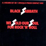 We Black Sabbath We Sold Our Soul For Rock & Roll CD