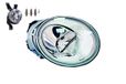 Netparts24 Johns Koplampen geschikt voor VW New Beetle 1C 9C 1Y, bouwjaar 1998-2005, H1, met mistlamp en knipperlicht. Onderdeelnummers: 1C0941029J, 1C0941029D, 1C0941029, 1C0941699A.