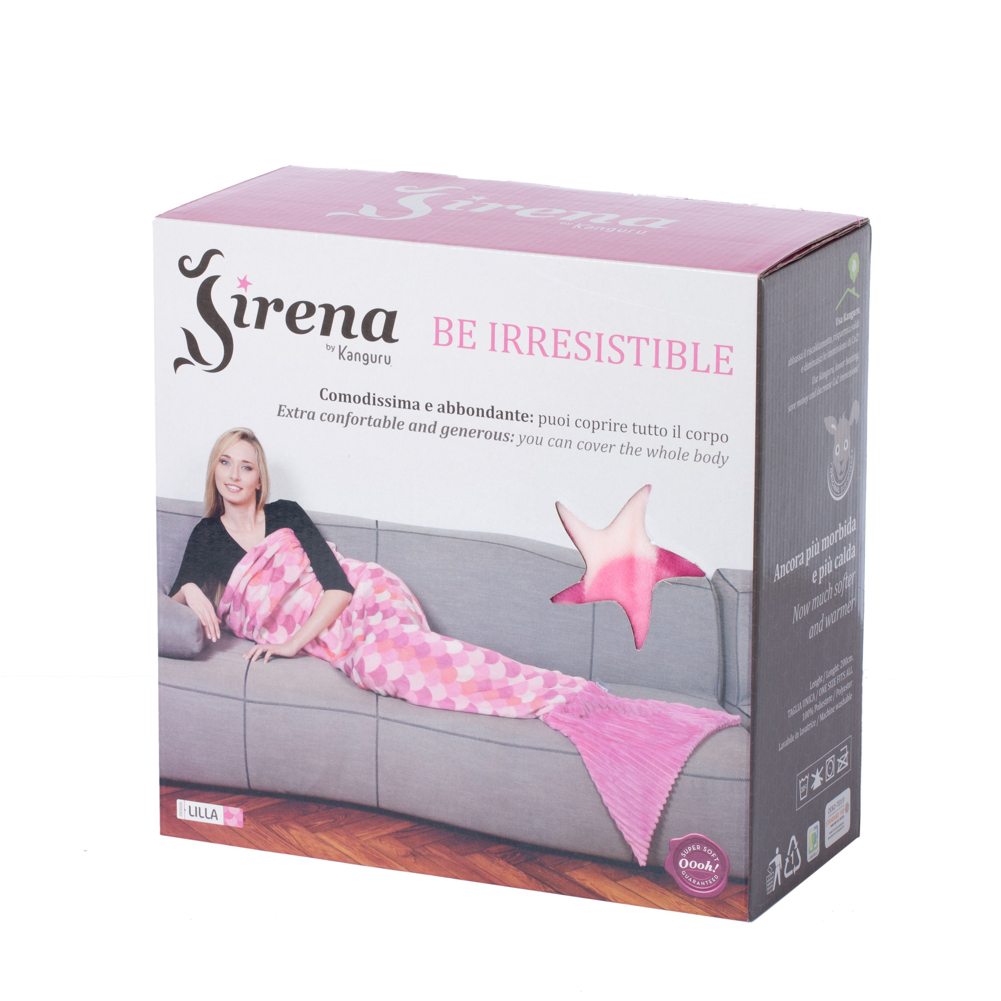 Kanguru 1170 Plaid - Paars - 100 x 200 cm