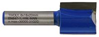 Tivoly XT60642067841 Routerfrees recht | 2 diamantgeslepen snijkanten Ø 18 mm