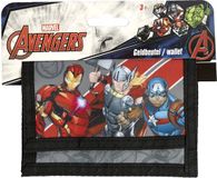 4KidsOnly Marvel Avengers Portemonnee met Koord en Klittenband - Polyester - Multicolor