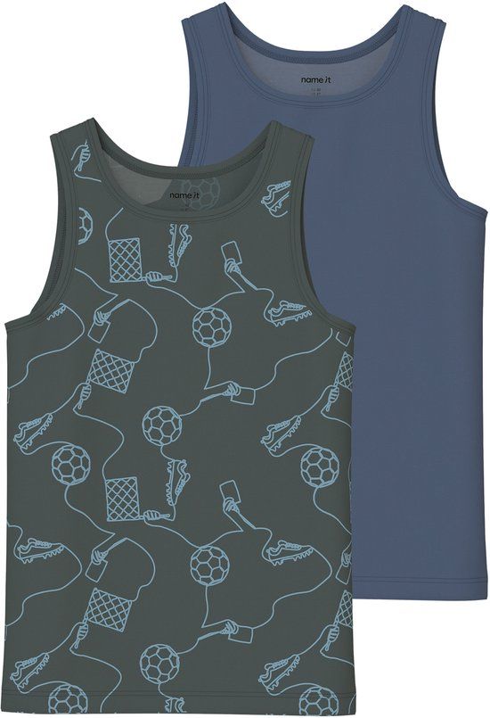 NAME IT - NKMTANK TOP 2P KICK OFF NOOS - Jongens - Onderhemden