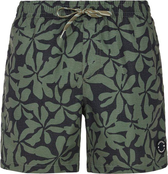Protest Prtbaza Zwembroek Heren Korte Koordsluiting Gebloemd Artichoke Green