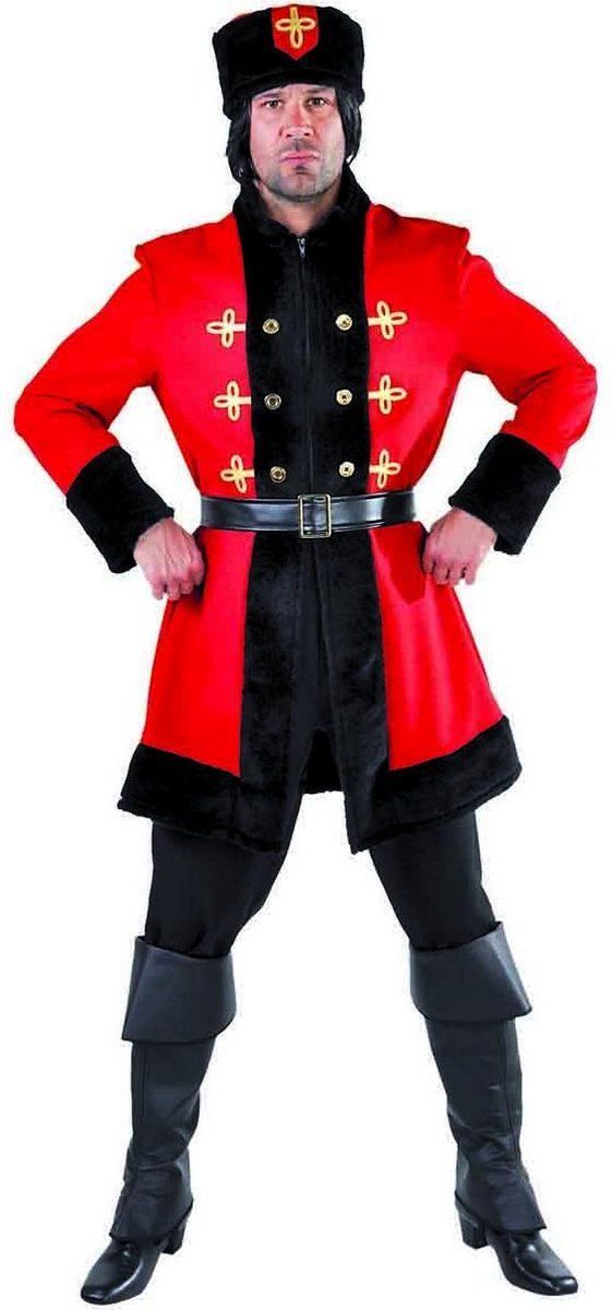 Magic by freddy Landen Thema Kostuum | Steppe Rijder Kozak Rusland | Man | Small | Carnaval kostuum | Verkleedkleding