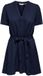 ONLY - ONLLEONI SS V NECK SHORT DRESS WVN Dames Jurk