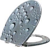 Merkloos / Sans marque Famanu toiletbril van Duroplast met soft-close mechanisme - 45 x 37 cm