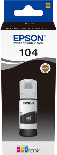 Epson 104 EcoTank Black Ink Bottle - 65ml