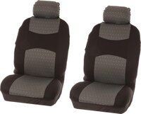 Carpoint Stoelhoezenset Chicago Uni 4-delig Grijs