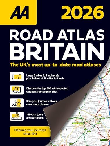 AA Road Atlas Britain 2026 Spiral