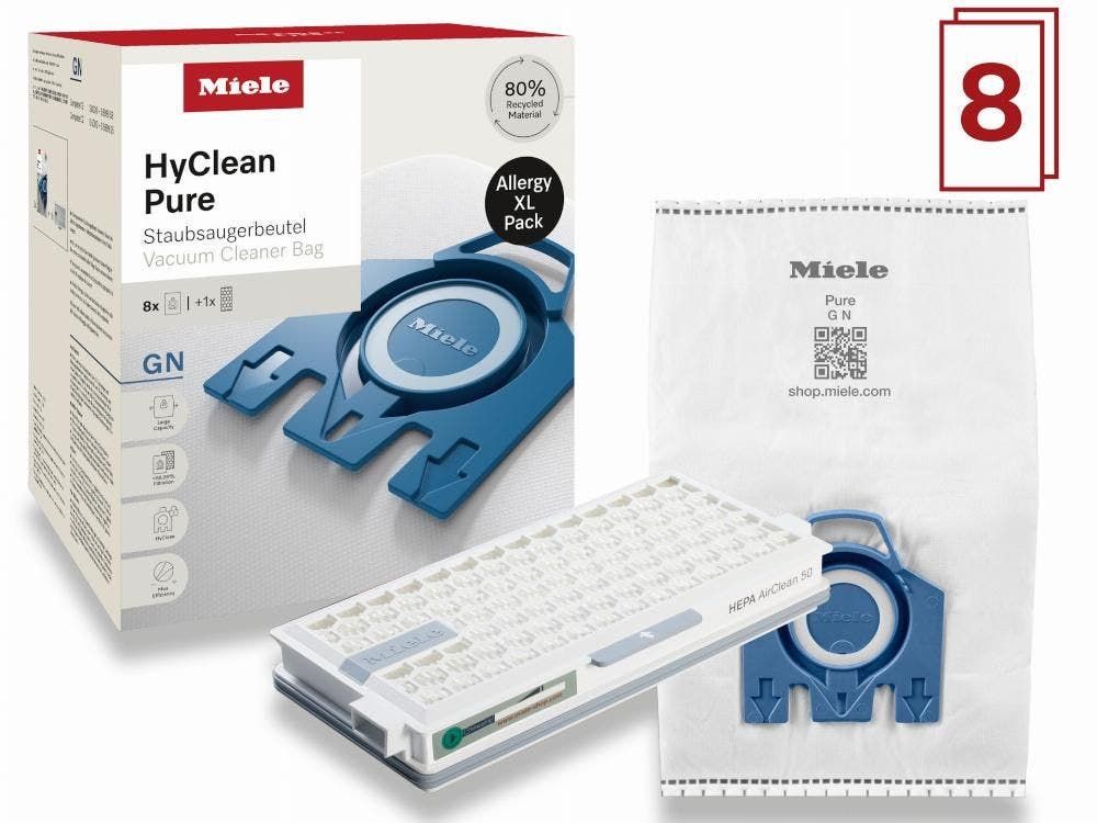 Miele HyClean 3D Efficiency GN Allergy XL Pack - Stofzuigerzakken - 8 stuks