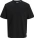 JACK&JONES JJEDOVER TEE SS CREW NECK NOOS T-shirt Heren Zwart M
