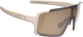 BBB Cycling Chester Narrow Fietsbril Heren en Dames - Sportbril Voor Smal Gezicht - Wielrenbril Met Grote Lens - Rubberen Pootjes - Mat Almond Amber - BSG-73