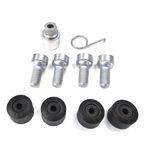 Volkswagen 000071597D Wielvergrendeling, velgslot, wielbouten, M14 x 1,5 x 27, wielslot, wielbouten, willekeurige codering