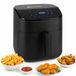 Friteuse à air chaud 6,5 litres 1600 watts écran tactile 8 programmes fonction grill